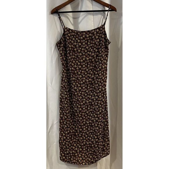 Sadie & Sage Dresses & Skirts - Sadie And Sage Brown Floral Patterned Dress Size‎ Large